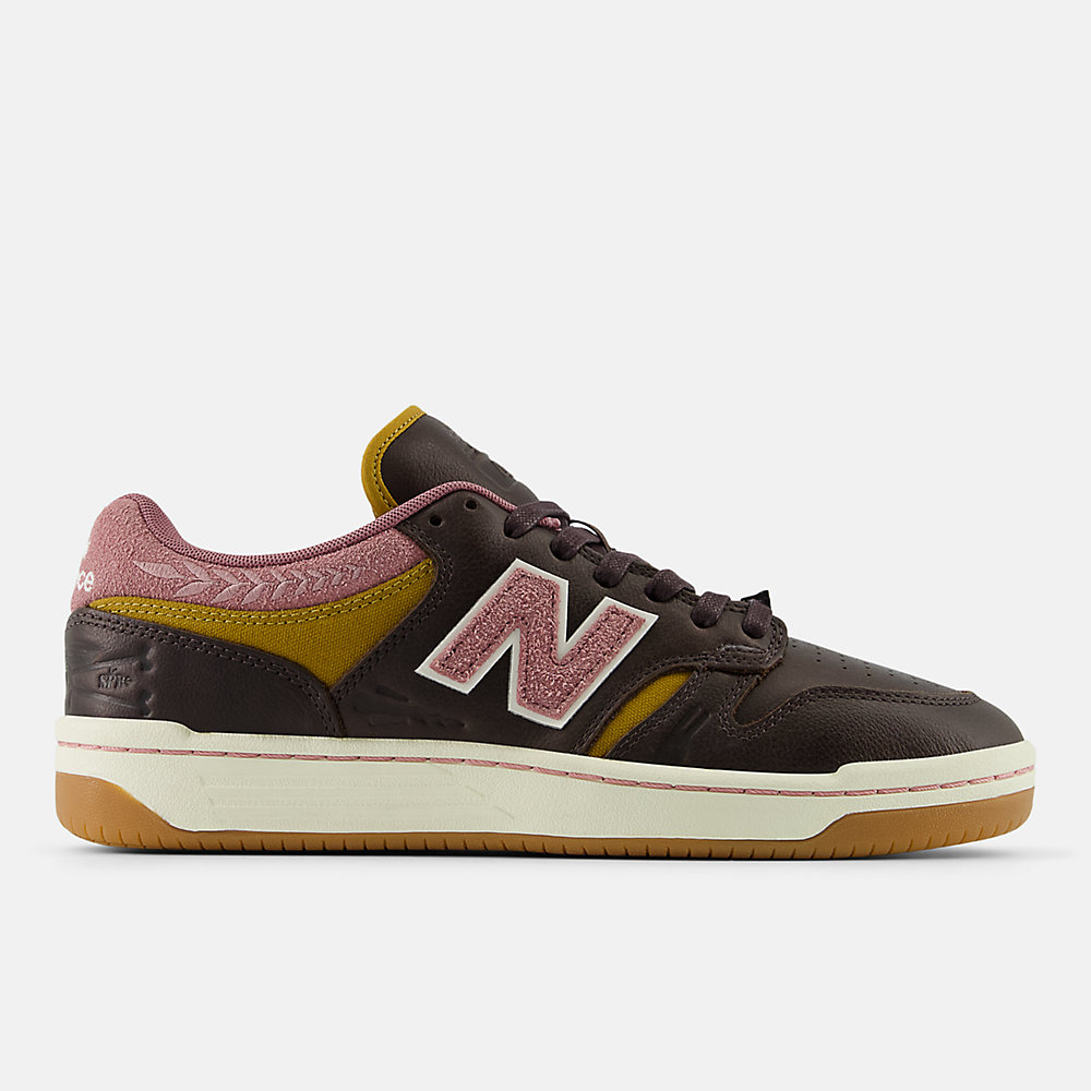 New Balance NB Numeric 480 Shoes Brown with Pink